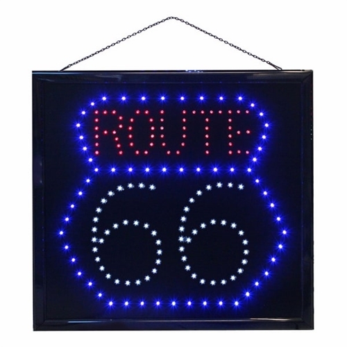 LED lysskilt, Route 66